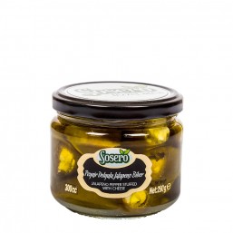 Sosero Peynir Dolgulu Jalapeno Biber 290 gr Cam Kavanoz