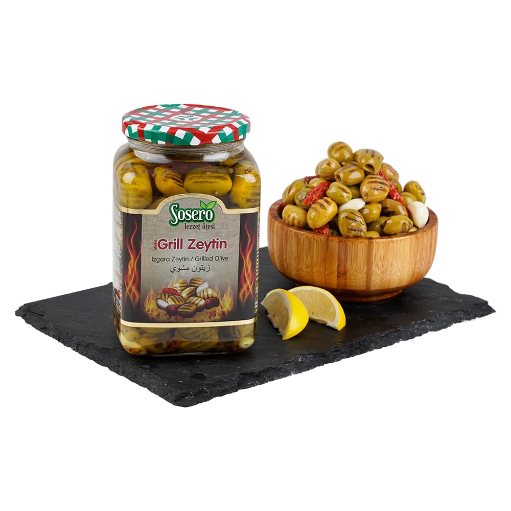 Sosero Grill Izgara Zeytin 500 gr Cam Kavanoz ürünü