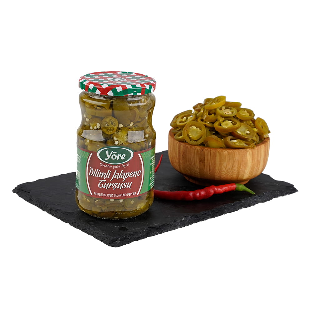 Yöre Jalapeno Biber Turşusu Cam Kavanoz 670 gr ürünü