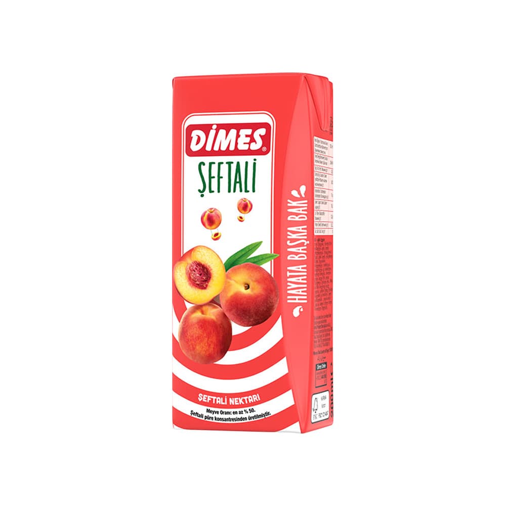 Dimes Şeftalili Meyve Nektarı 200 ml ürünü