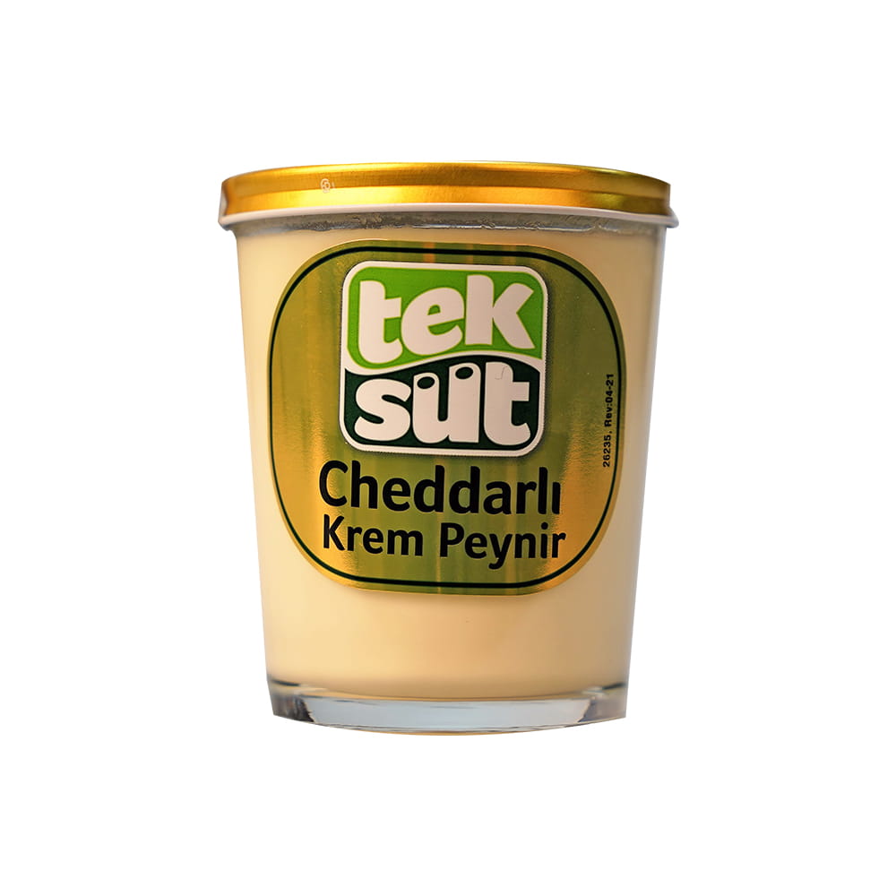 Teksüt Cheddar Krem Peyniri 140 gr ürünü