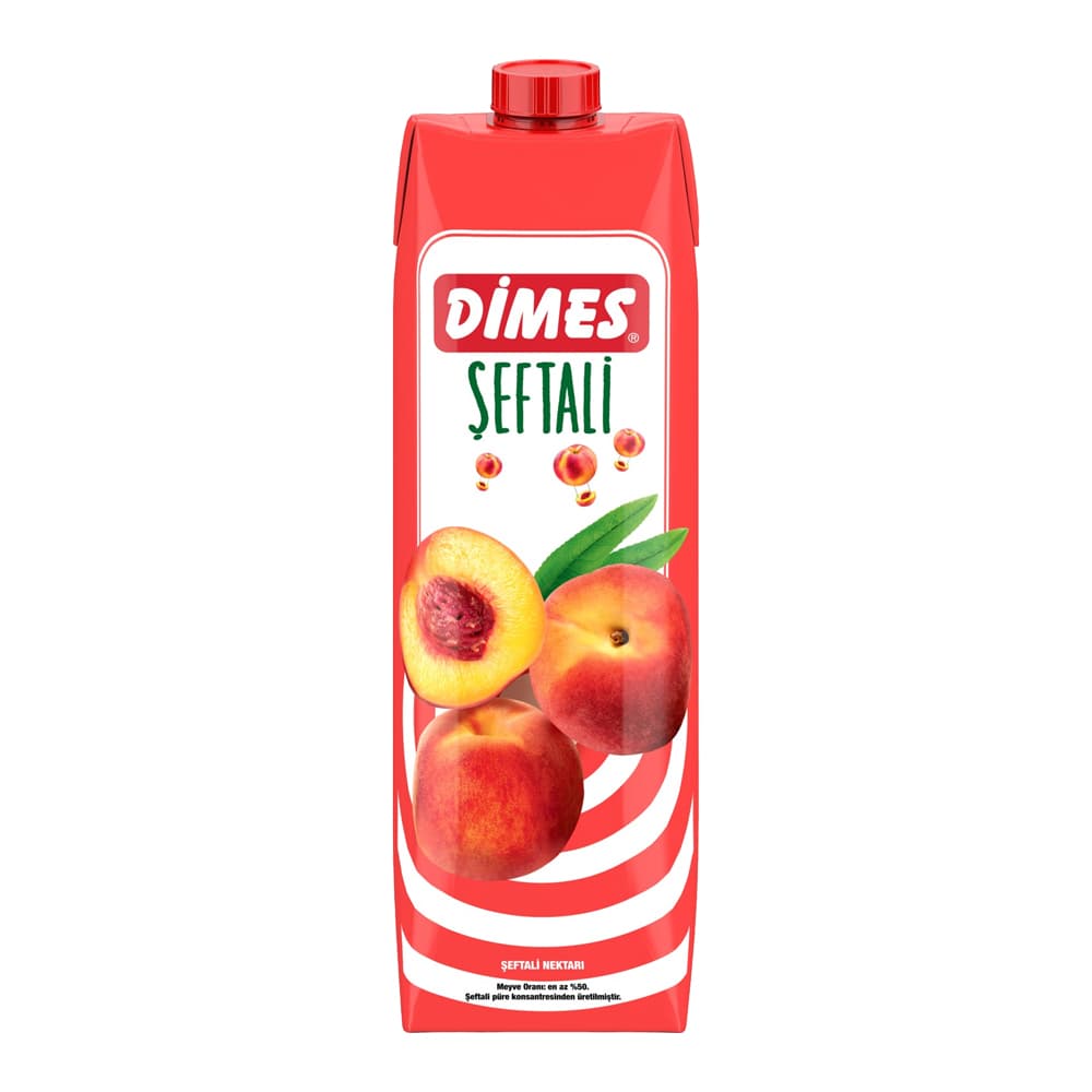 Dimes Şeftalili Meyve Nektarı 1 lt ürünü