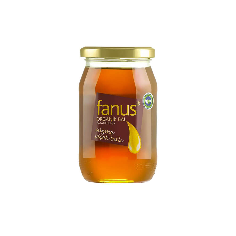 Fanus Organik Süzme Çiçek Balı 460 gr ürünü