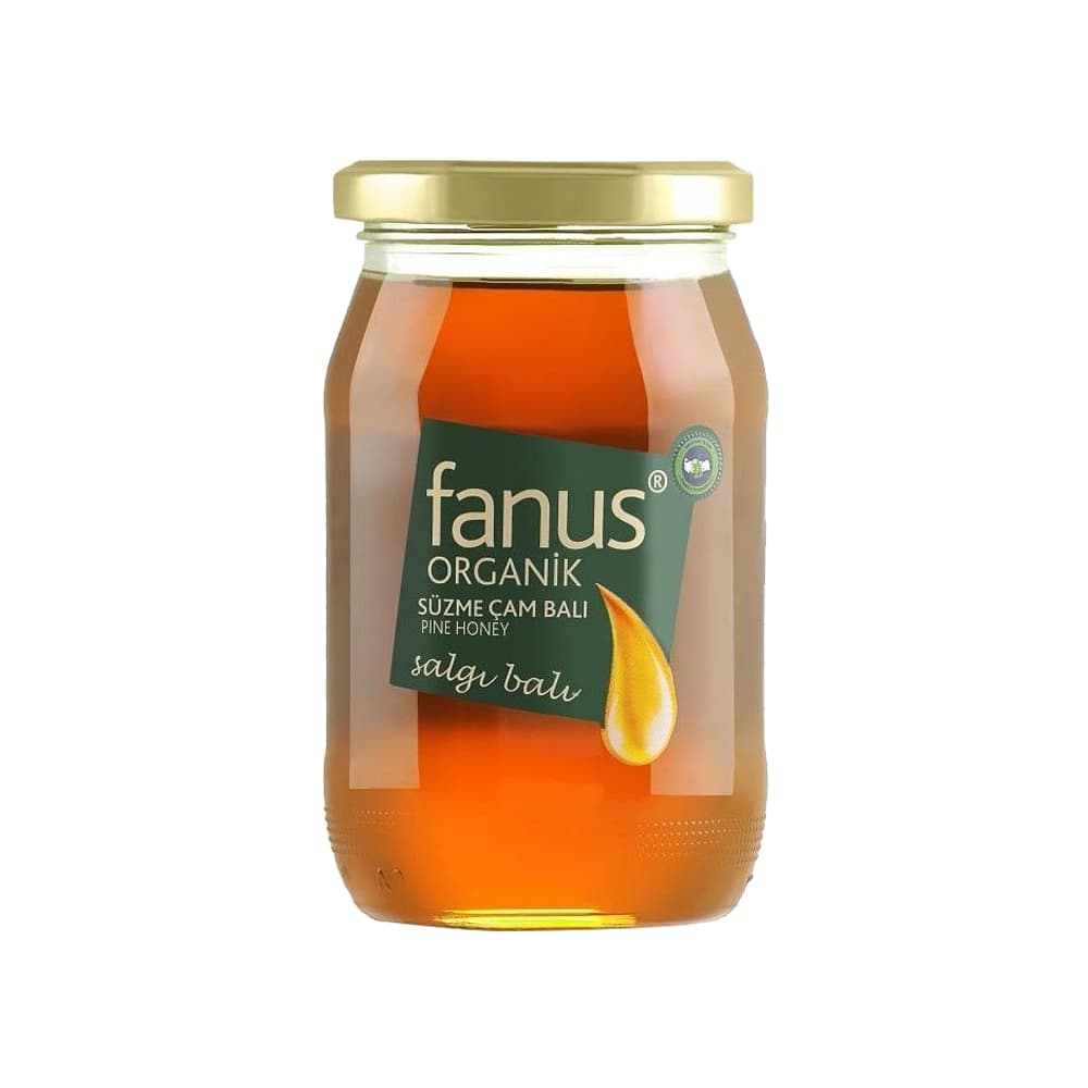 Fanus Organik Süzme Çam Balı 460 gr ürünü