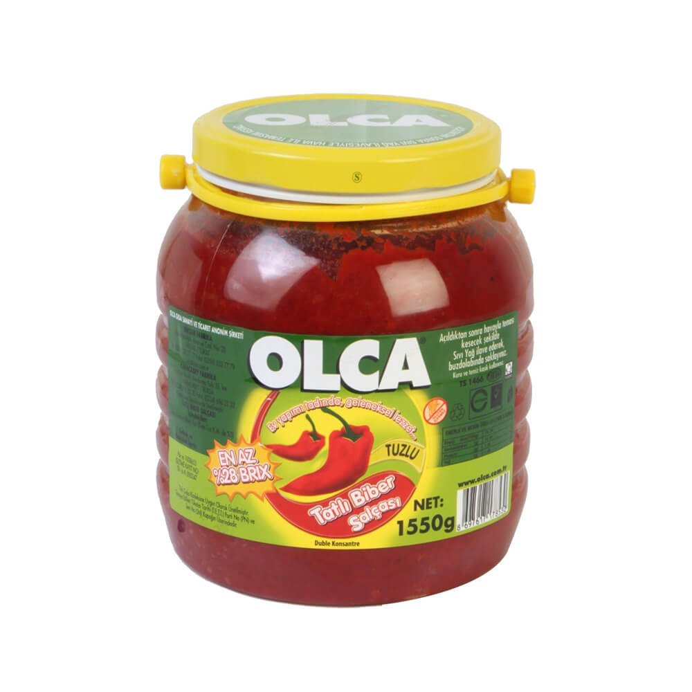 Olca Tatlı Biber Salçası Pet 1550 gr ürünü